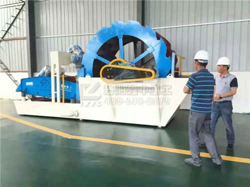 洗砂回收一體機車間