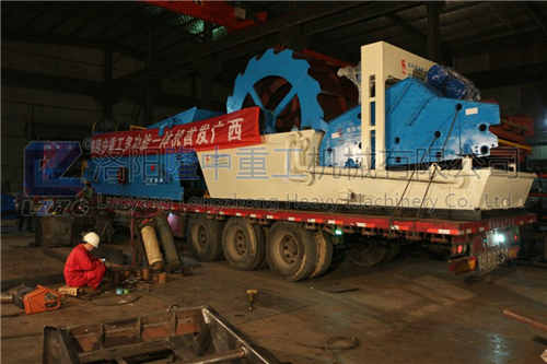 高效多功能洗砂機發貨