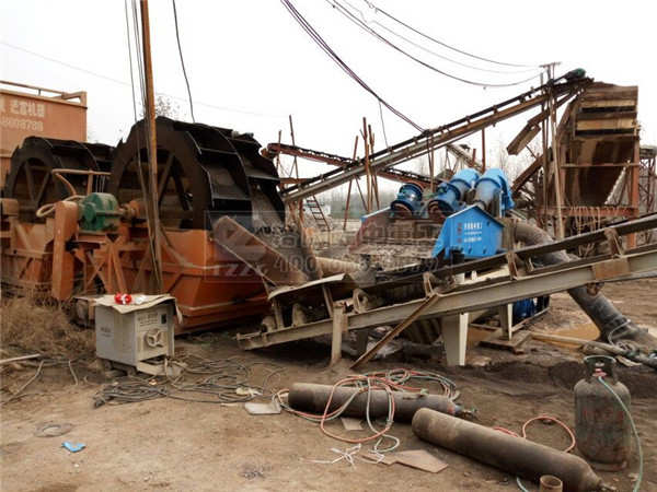 細沙回收機現場